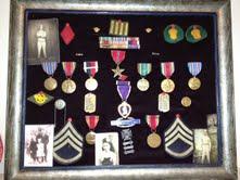 Frank DePergola medals from war